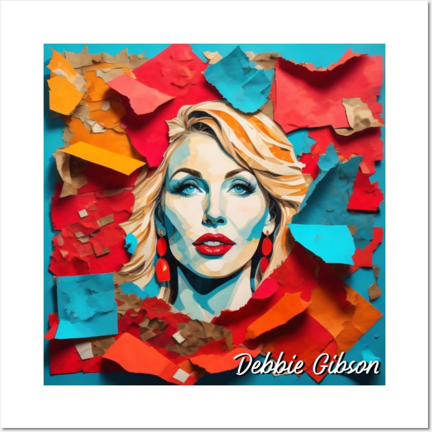 Debbie Gibson // Paper Art Wall Art by Otmr Draws